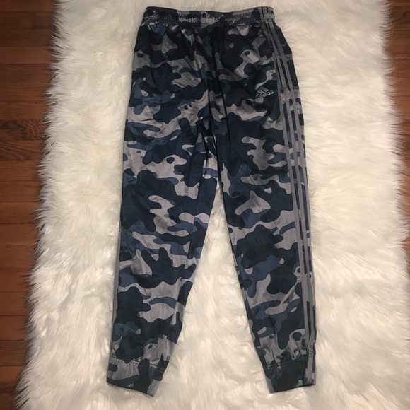 adidas blue camo pants